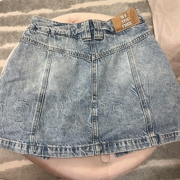 Free people Jean skort size 25 NWOT - Picture 3 of 4